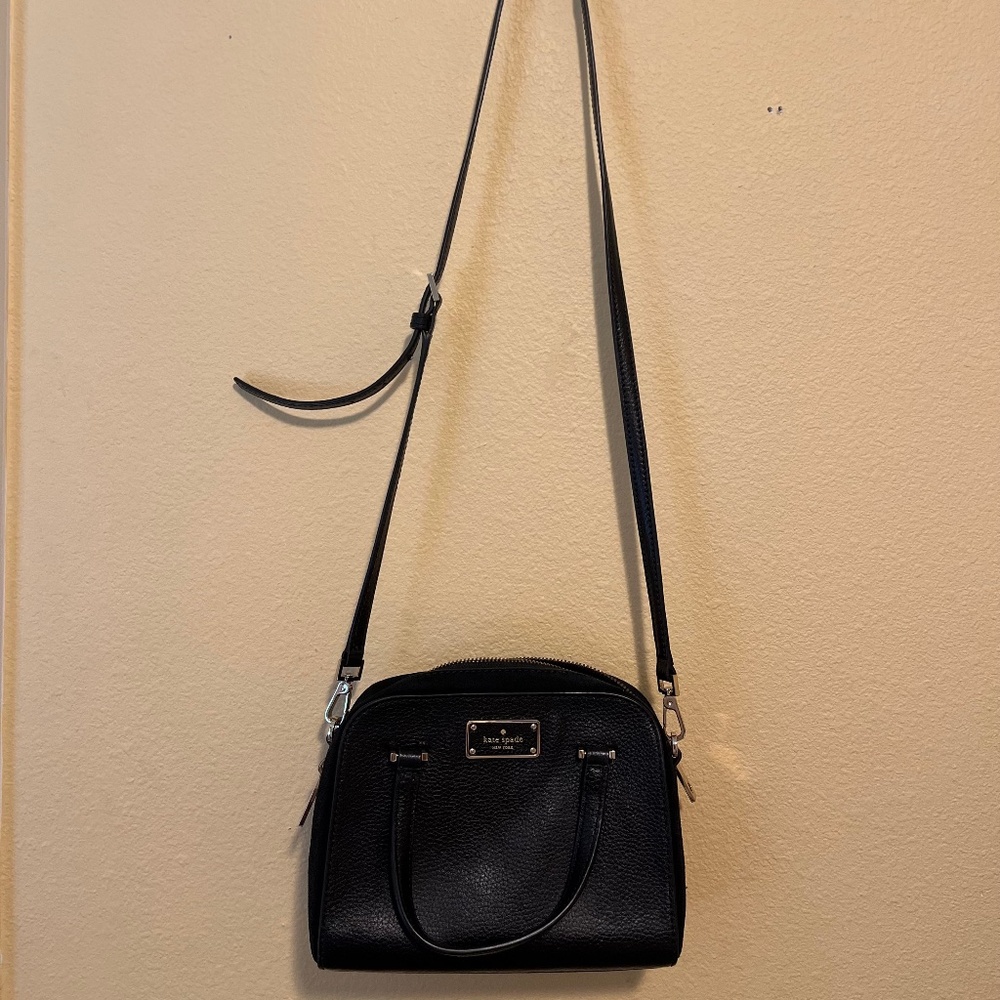 Black and Gold Kate Spade Cossbody bag